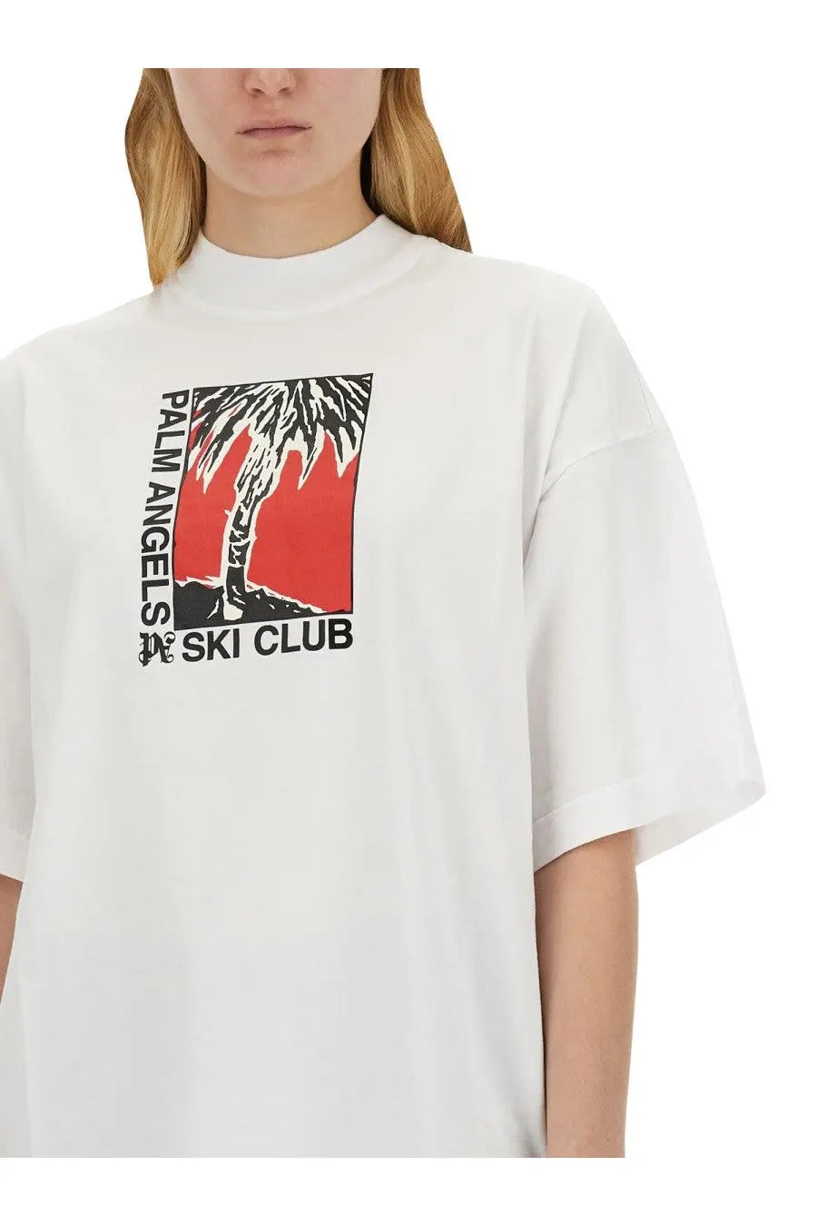 Palm Angels Women's Palm Ski Club Shirt White, view 4
