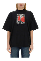Palm Angels Women's Palm Soft Fit Shirt Ski Club Black