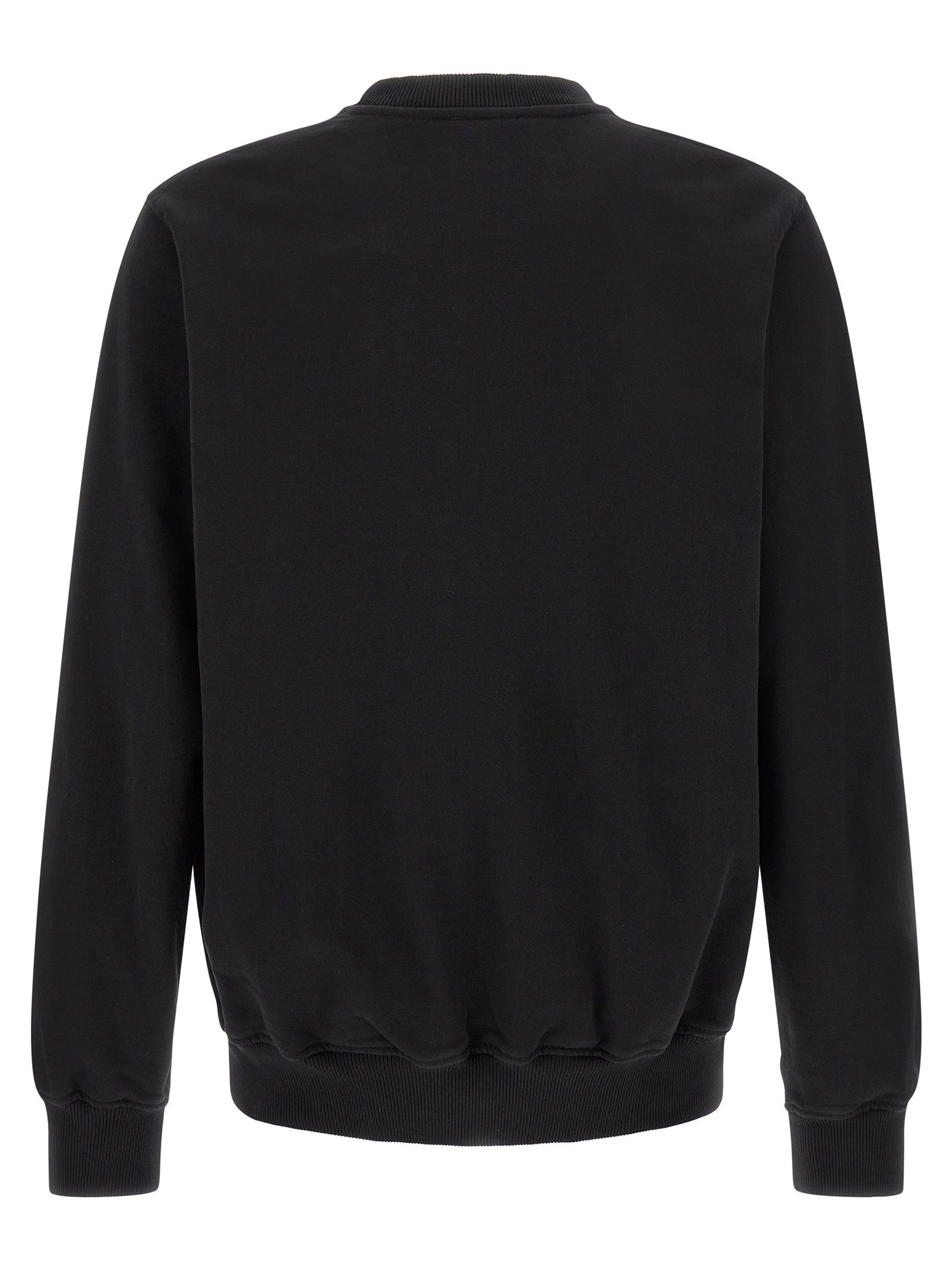Casablanca Palm Tree Emblem Embroidered Sweatshirt Black