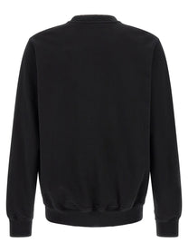 Casablanca Palm Tree Emblem Embroidered Sweatshirt Black