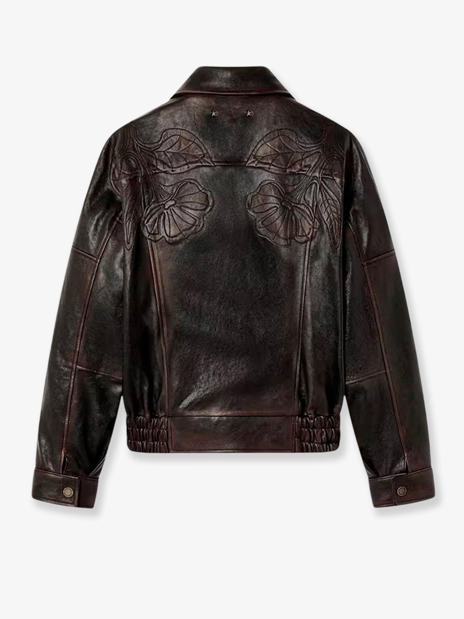 Golden Goose Women's Palmer Leather Jacket Blue