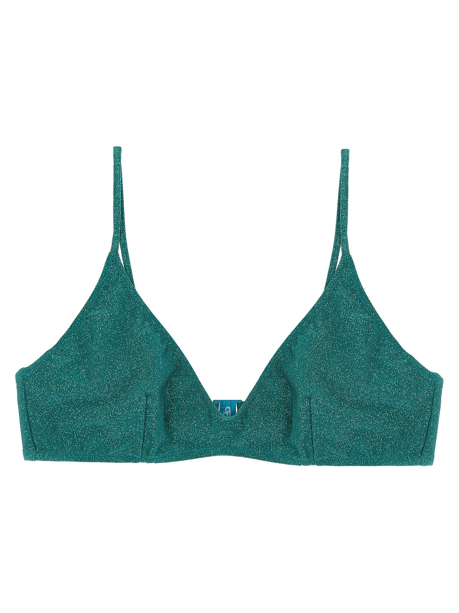 Mc2 Saint Barth Paloma Bikini Top Green