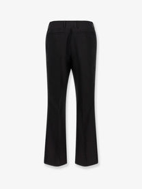 Dries Van Noten Women's Paloma Wool and Silk Trousers Black