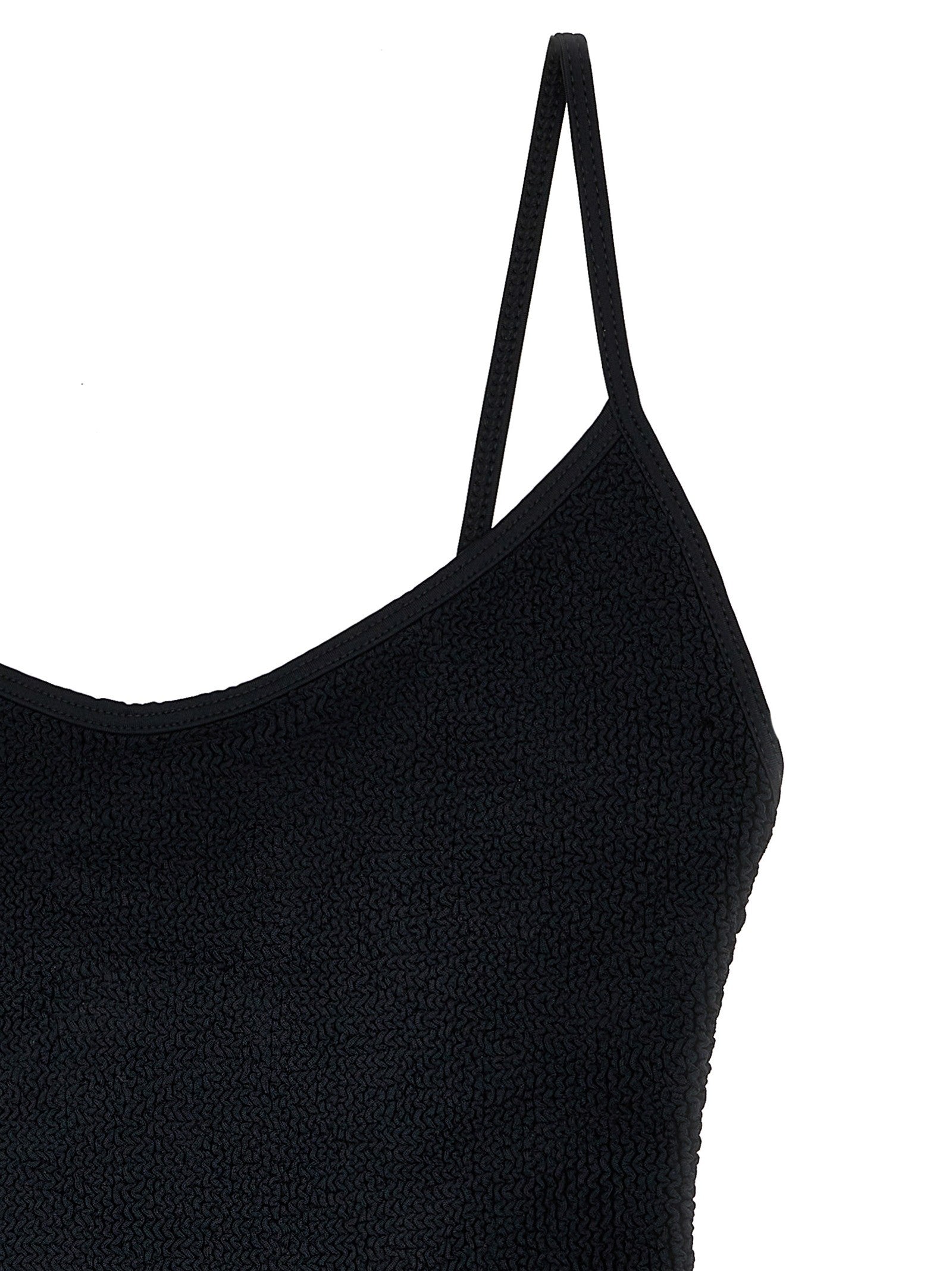 Hunza G Pamela Swim One Piece Swimsuit Black