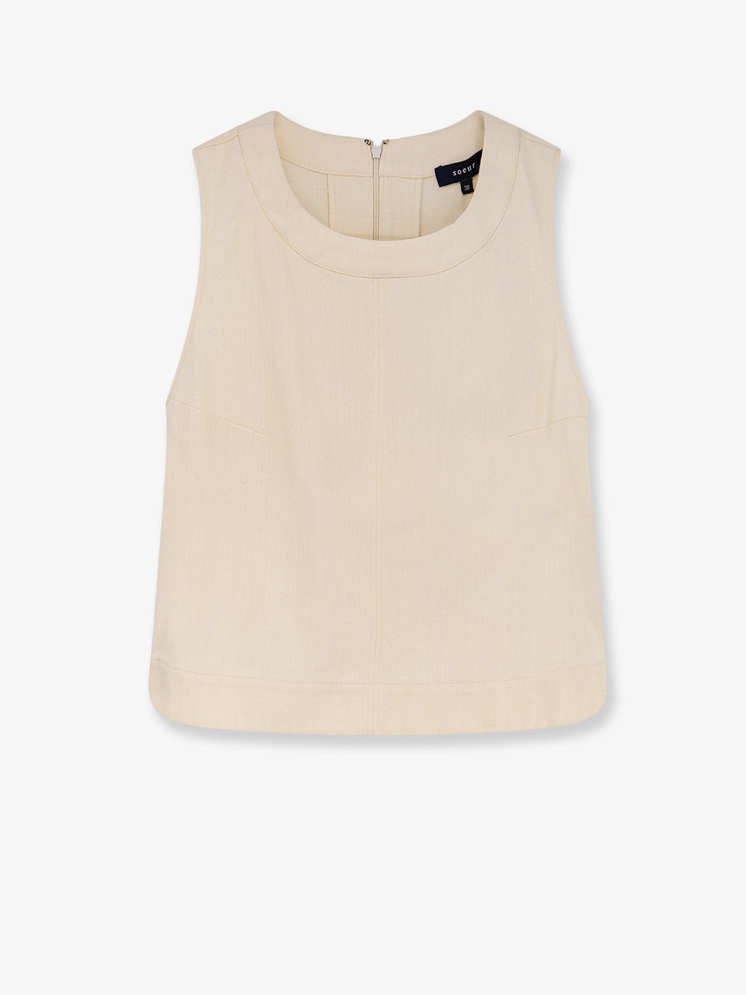 Soeur Women's Pampa Cotton Top Crème