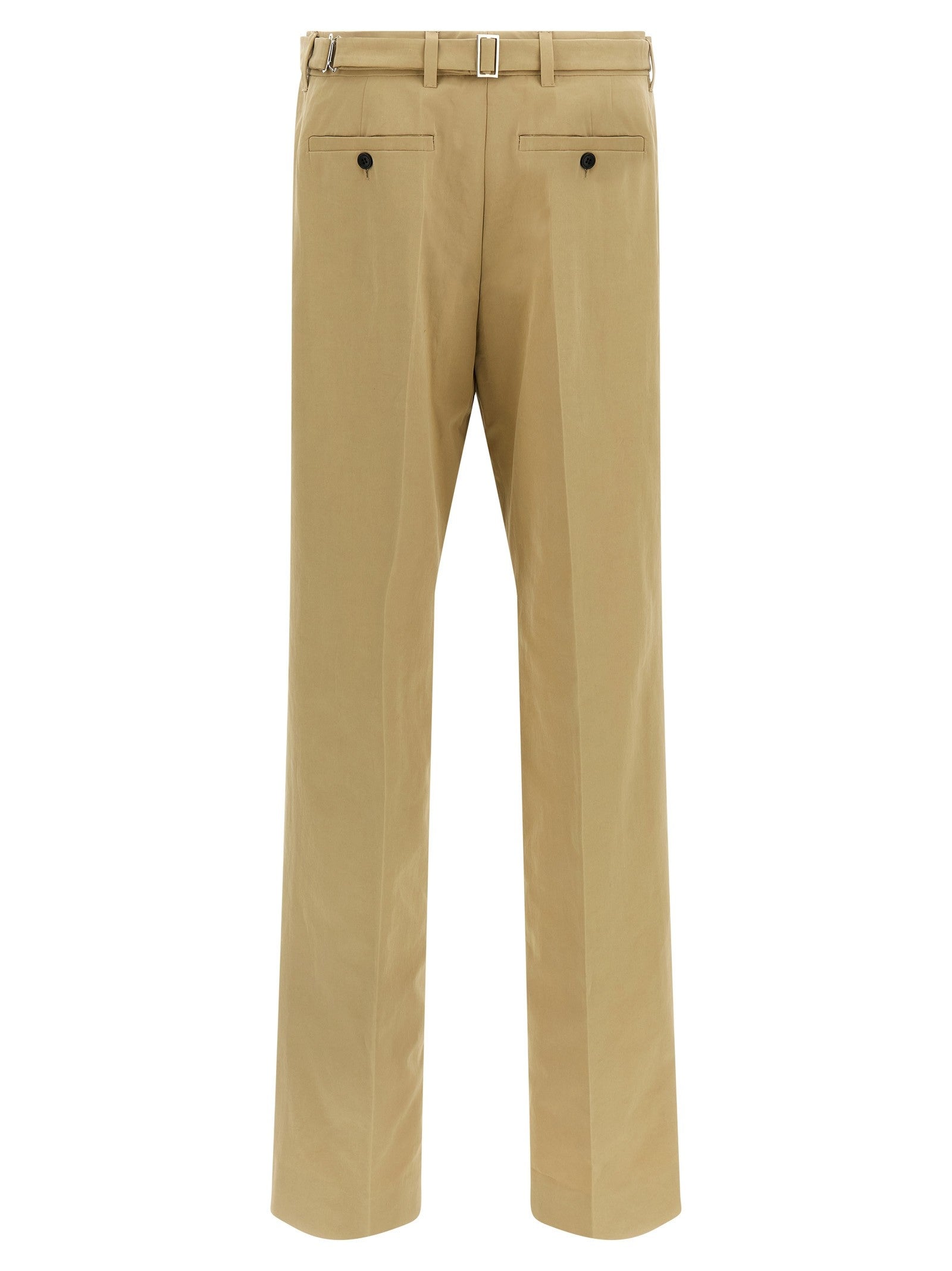 Prada Panama Old Cotton Pants Beige