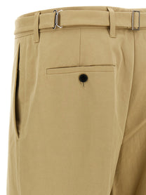 Prada Panama Old Cotton Pants Beige