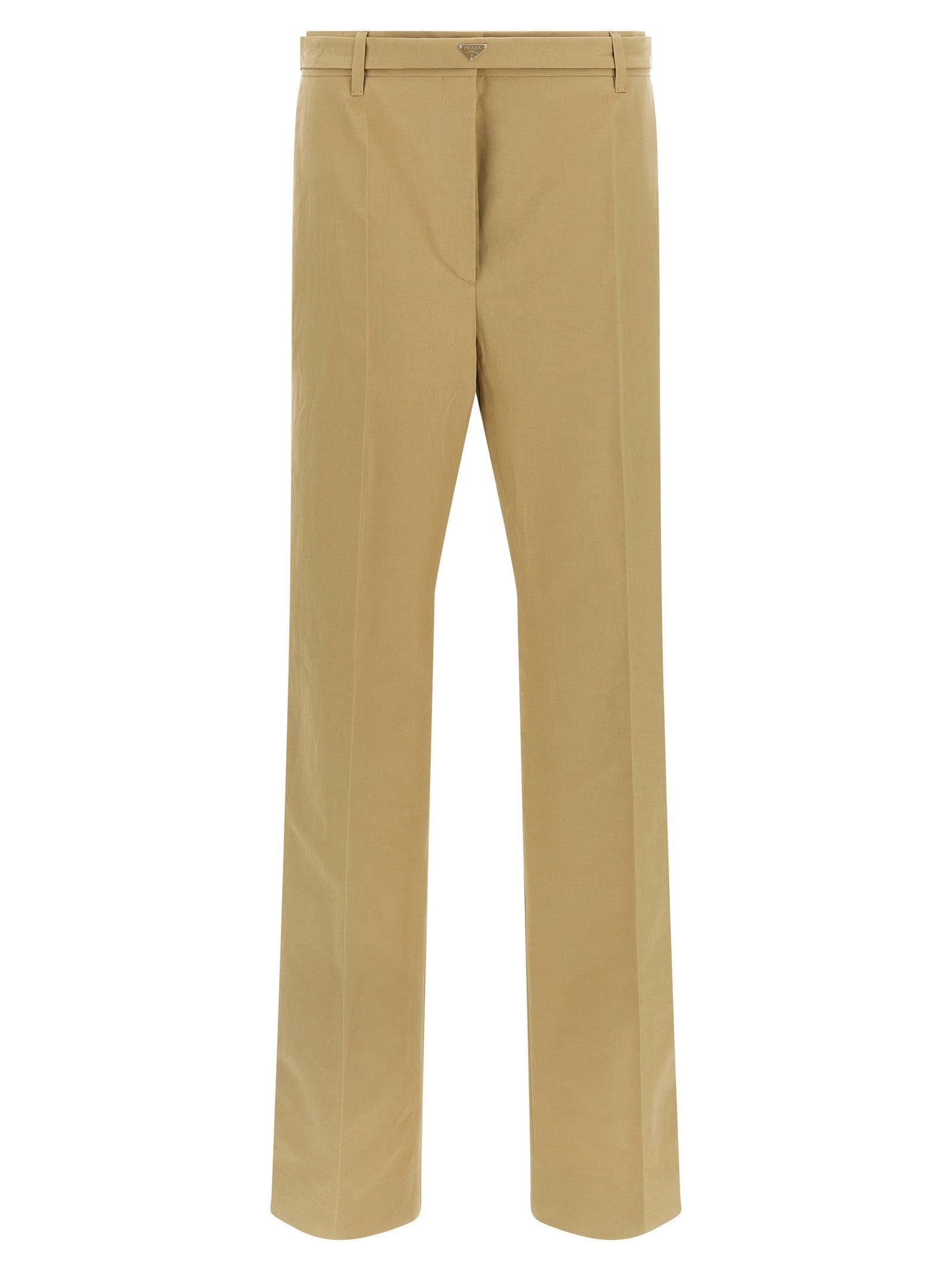 Prada Panama Old Cotton Pants Beige