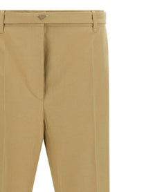 Prada Panama Old Cotton Pants Beige