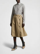 PRADA Panama Old Cotton Skirt Beige, view 2