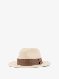 Kiton Men's Panama Straw Hat Brown