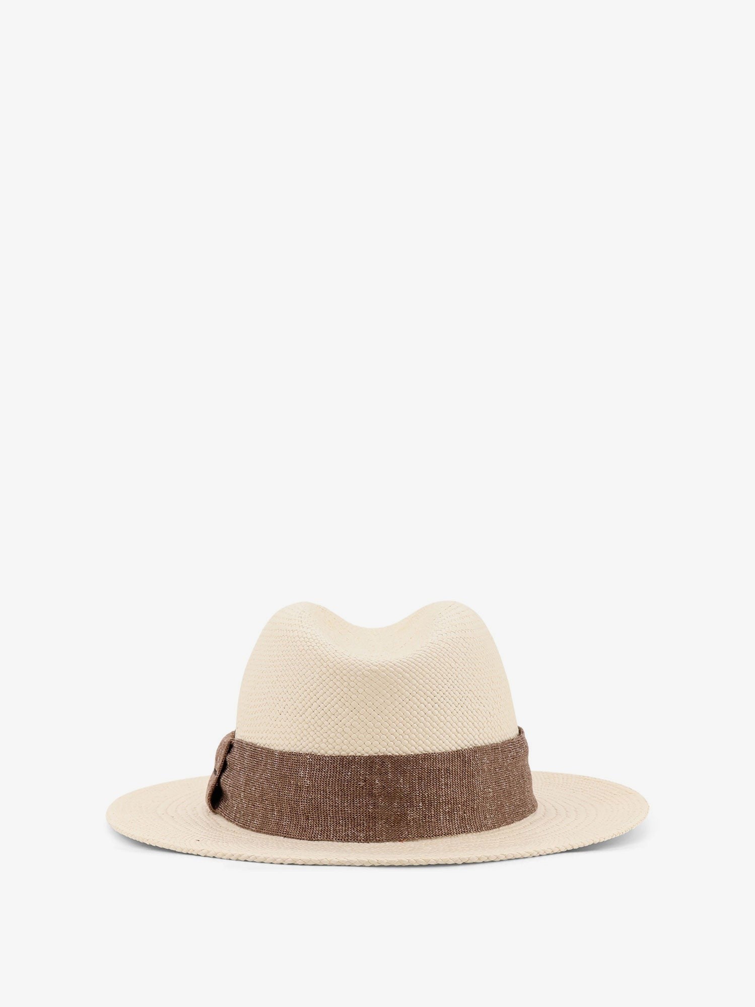 Kiton Men's Panama Straw Hat Brown