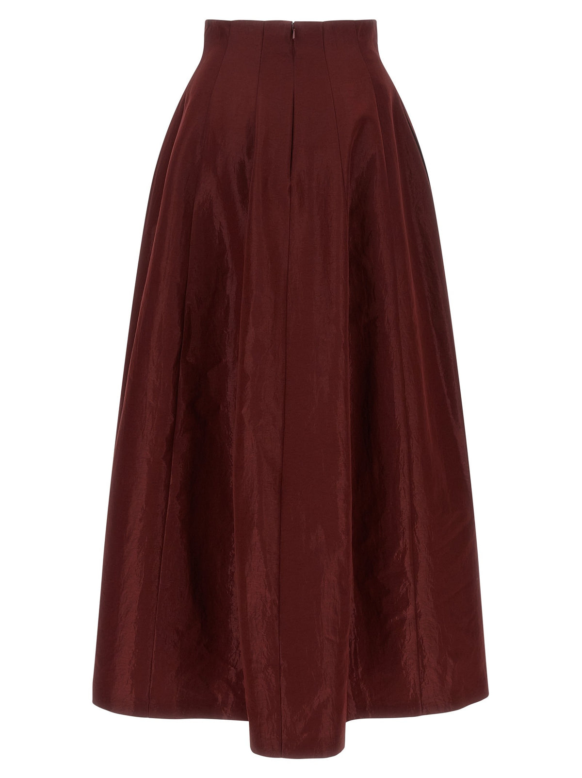 Alberta Ferretti Panel Skirt Red, view 2