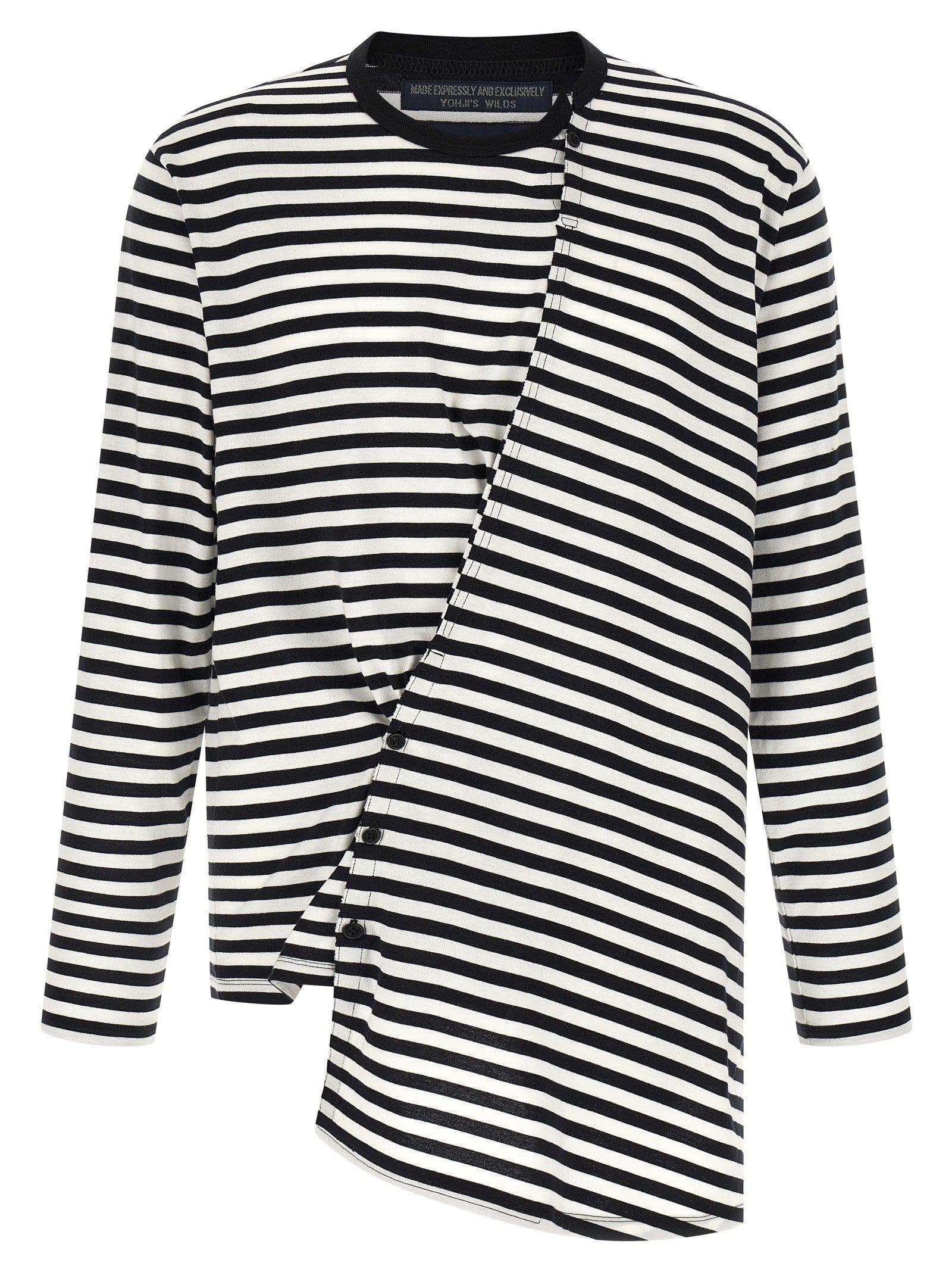 YOHJI YAMAMOTO Paneled Sweater White