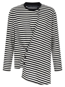 YOHJI YAMAMOTO Paneled Sweater White