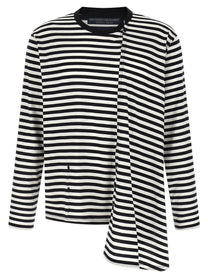 YOHJI YAMAMOTO Paneled Sweater White