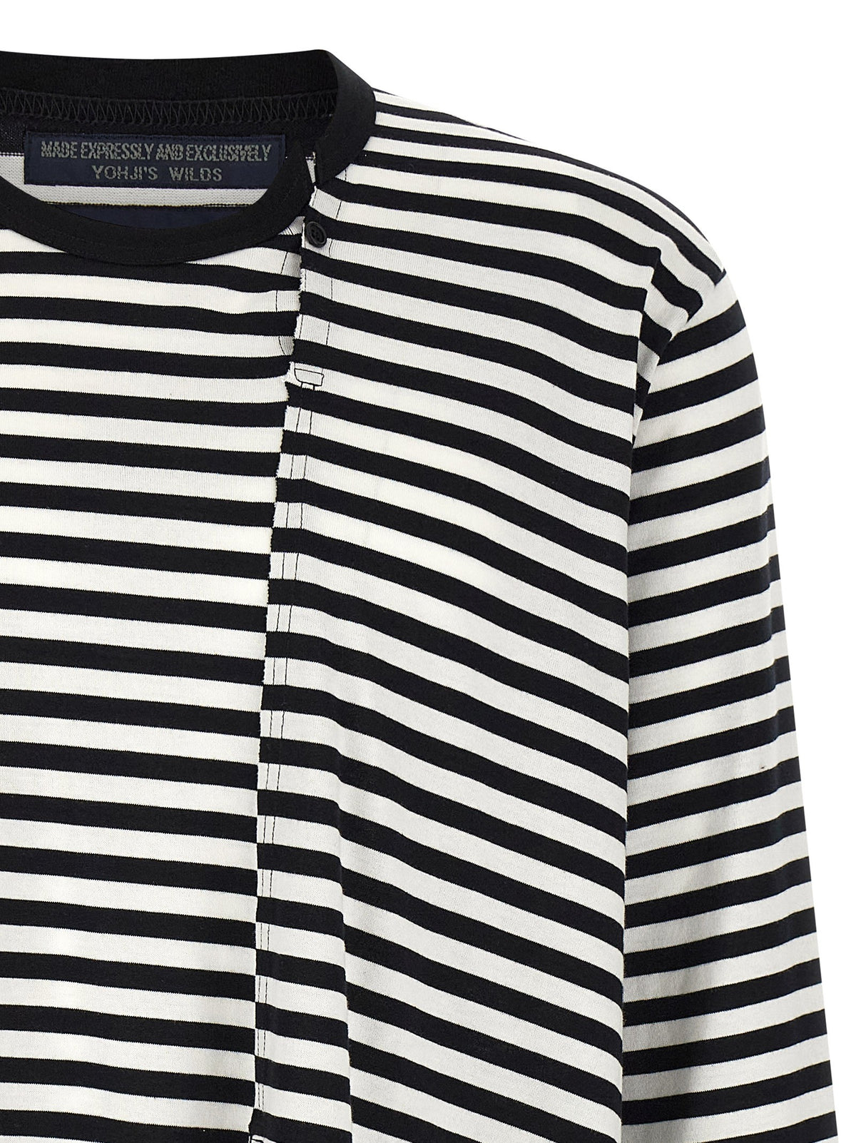 YOHJI YAMAMOTO Paneled Sweater White, view 4