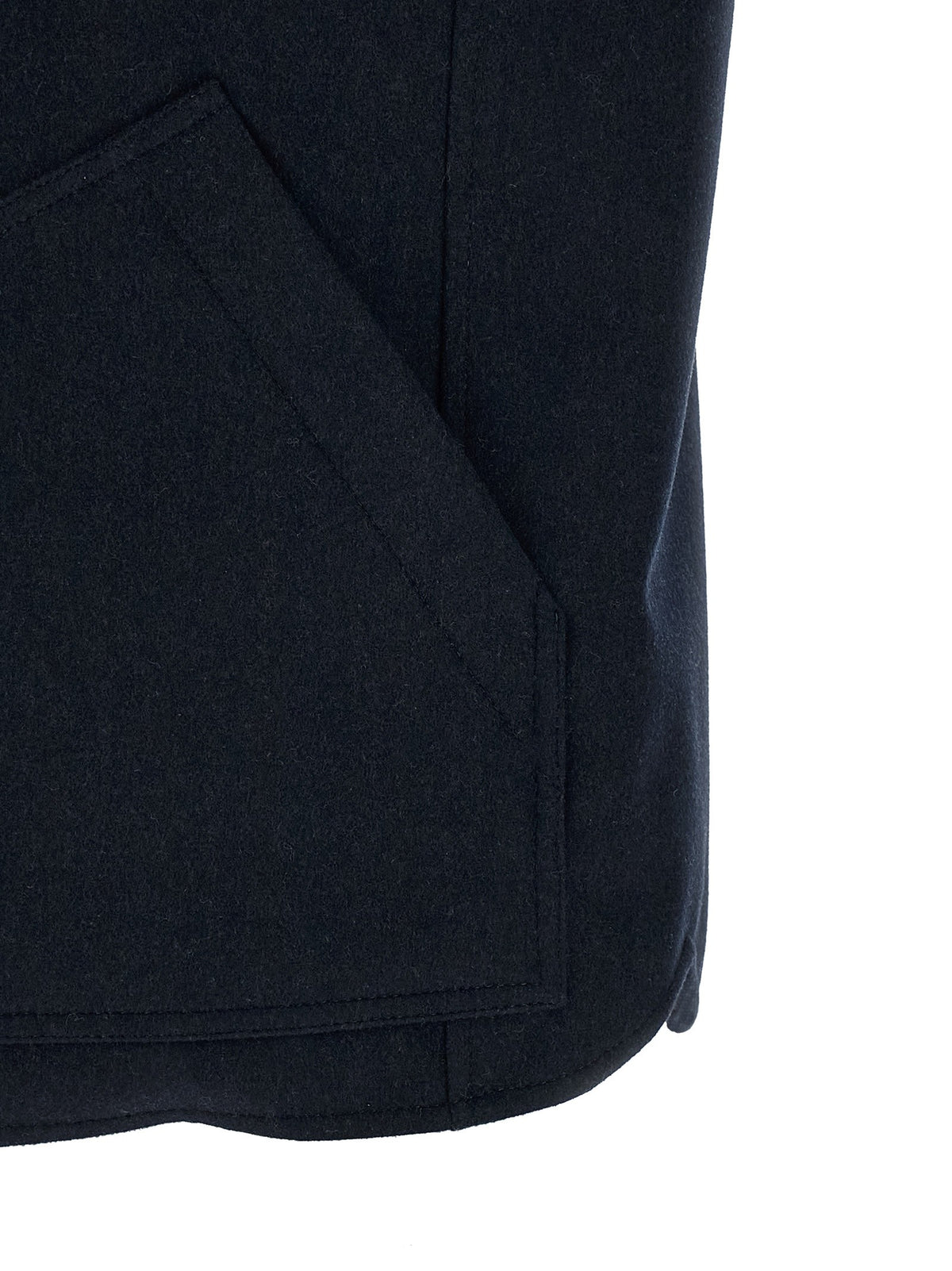 Brunello Cucinelli Paneled Vest Blue, view 4