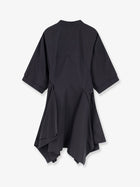 ALAÏA Women's Panelled Cotton Dress Black, view 4