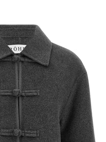 Rohe Pankou Closure Coat Grey