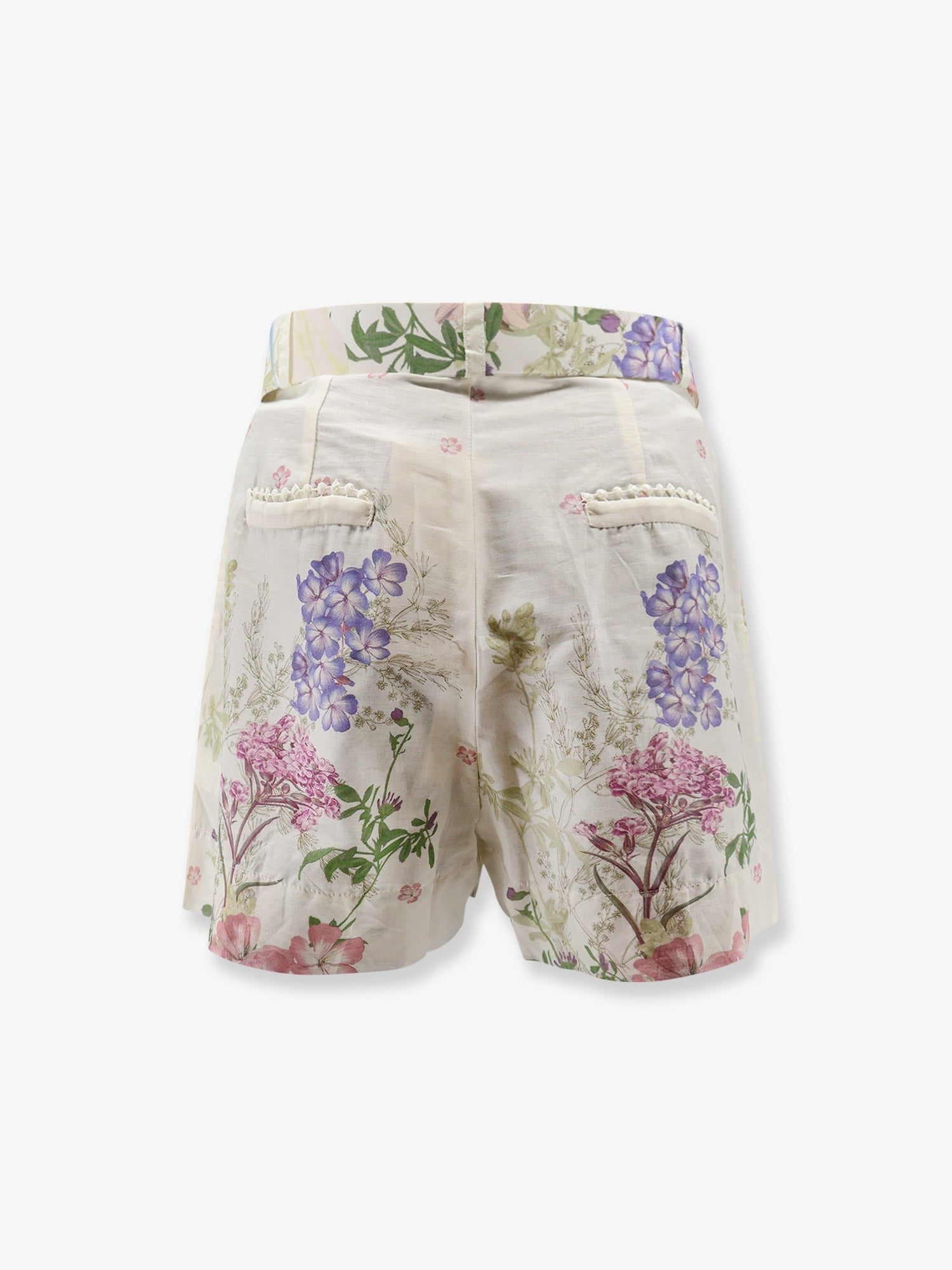 Charo Ruiz Ibiza Women's Pansy Cotton Blend Shorts White
