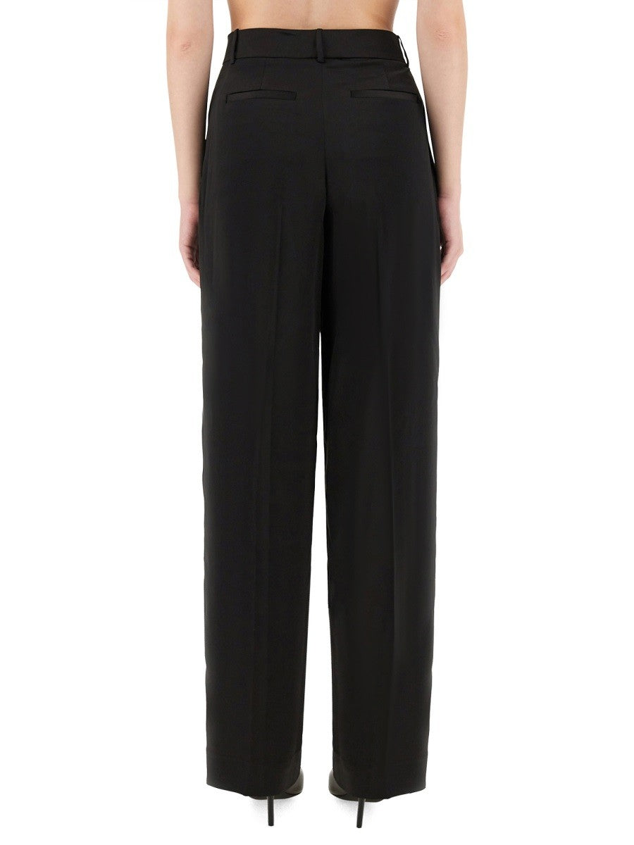 Michael Kors Women's Pantalone Gamba Ampia Black