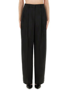 Michael Kors Women's Satin Wide Trousers Black