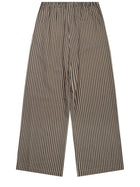 Alysi Women's Wide Striped Trousers Beige, view 2