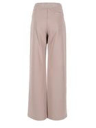 S MAX MARA Women's Wide Bali Trousers Beige, view 4