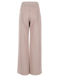 S MAX MARA Women's Wide Bali Trousers Beige, view 4