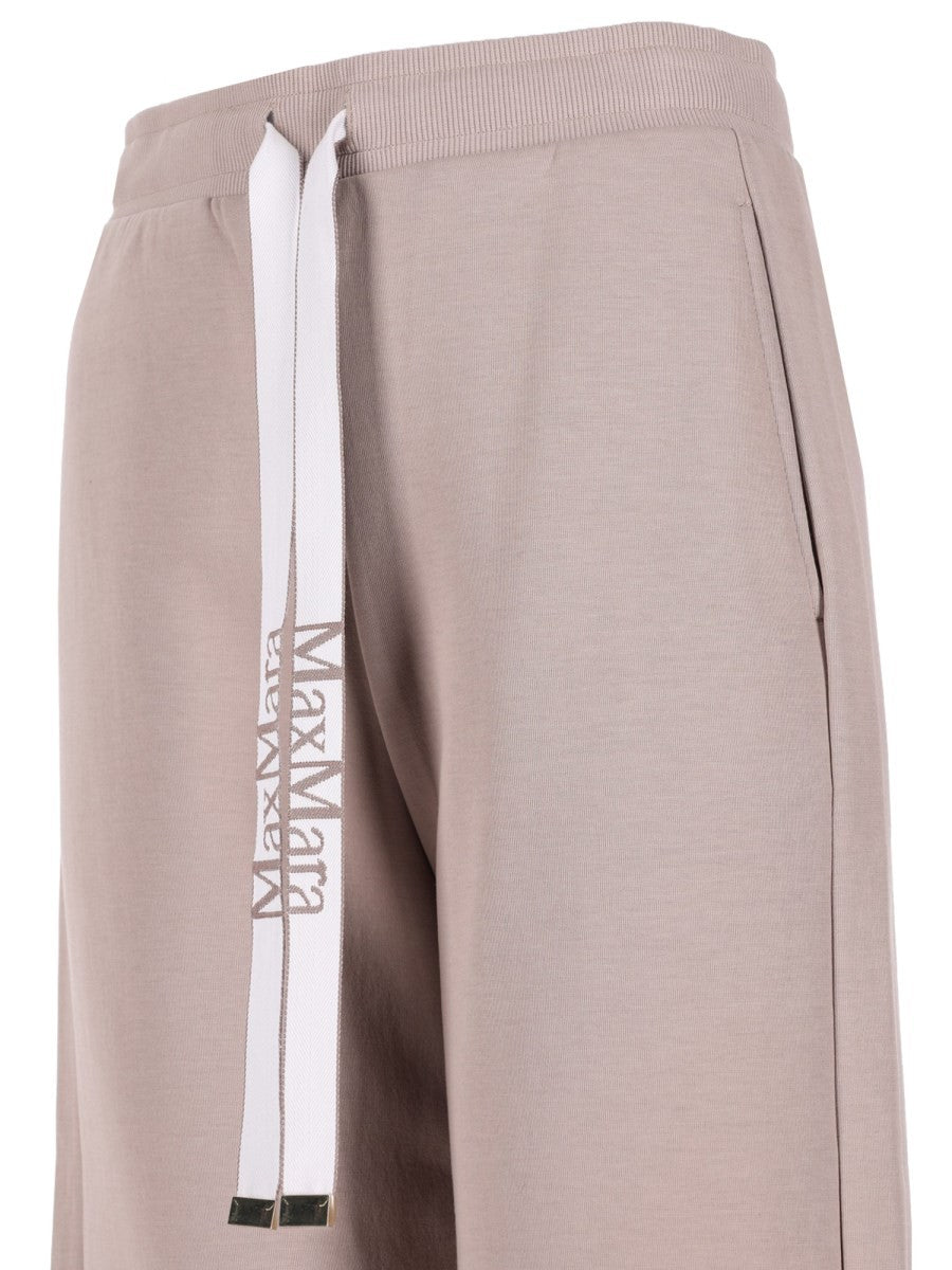 S MAX MARA Women's Wide Bali Trousers Beige, view 3