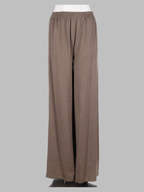 Fabiana Filippi Women's Pantalone Ampio in Enver Satin Lucido Brown