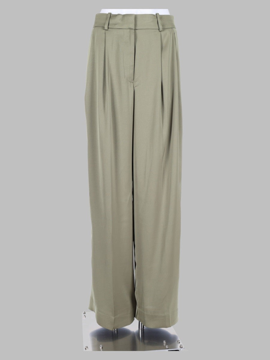 Michael Kors Women's Pantalone Ampio in Raso Green