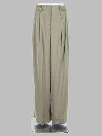 Michael Kors Women's Pantalone Ampio in Raso Green