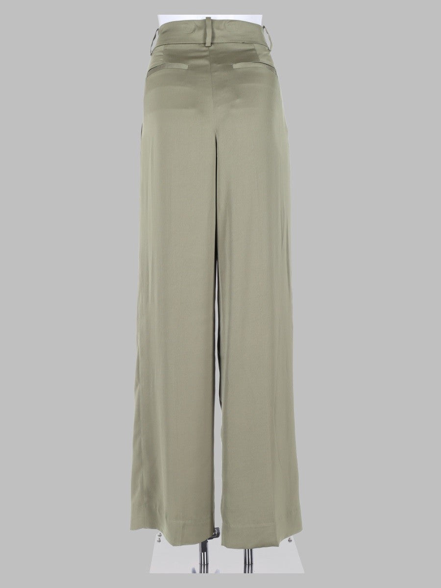 Michael Kors Women's Pantalone Ampio in Raso Green