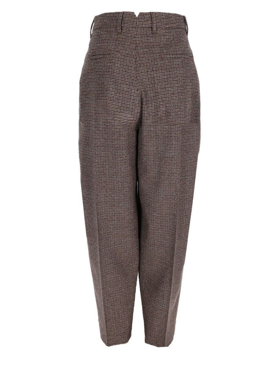 Ami Paris Women's Balloon Trousers Brown, view 2