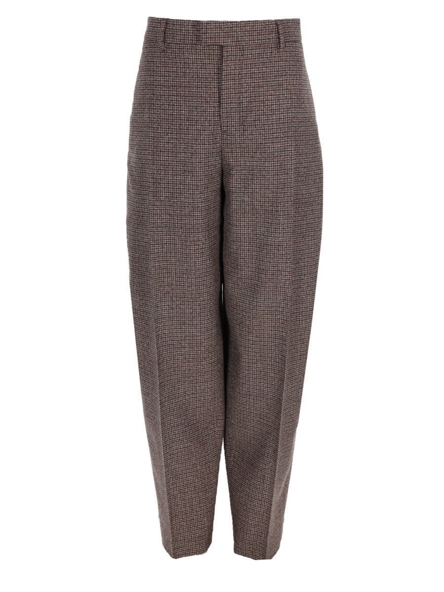 Ami Paris Women's Balloon Trousers Brown