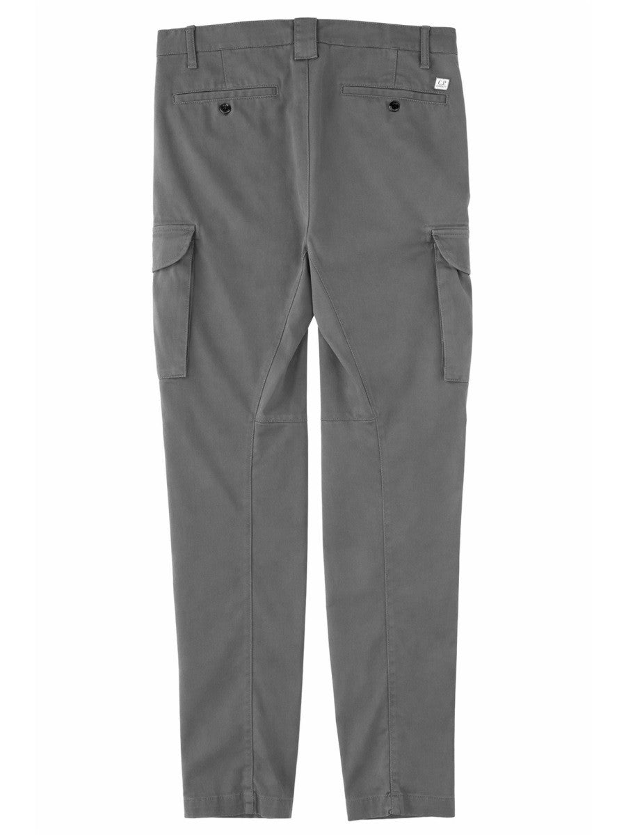 C.P. Company Men's Pantalone Cargo Con Patch Grey