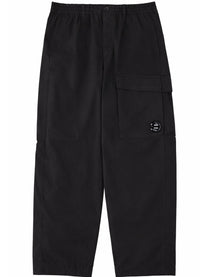 C.P. Company Men's Pantalone Cargo Con Patch Black