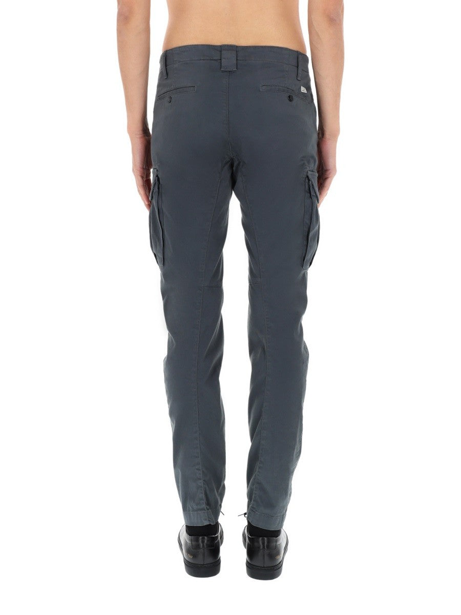 C.P. Company Men's Pantalone Cargo Con Patch Grey