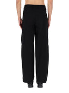 C.P. Company Men's Cargo Trousers with Patch Black, view 5