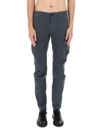 C.P. Company Men's Pantalone Cargo Con Patch Grey