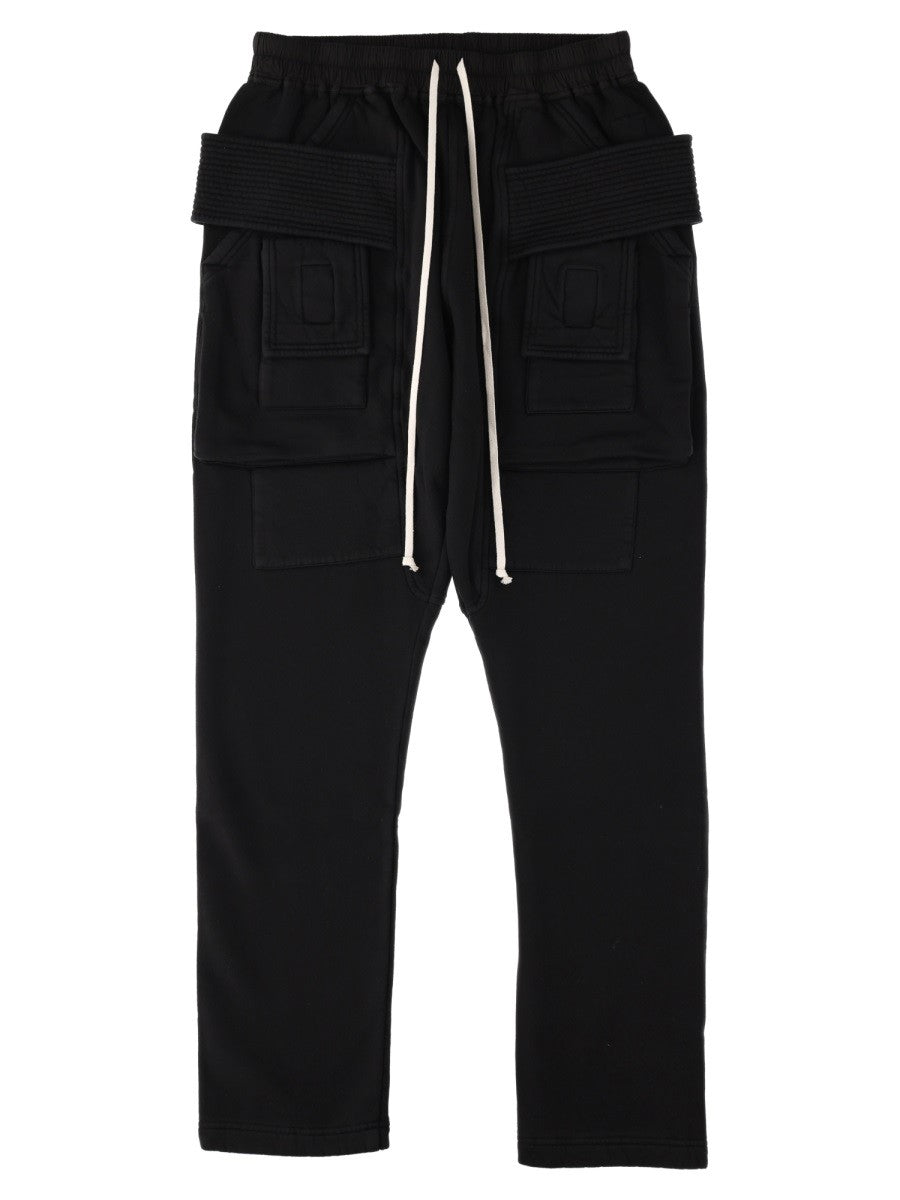 DRKSHDW Men's Pantalone Cargo Creatch Black