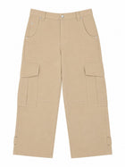 Ami Paris Men's Cotton Cargo Trousers Beige
