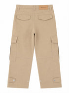 Ami Paris Men's Cotton Cargo Trousers Beige, view 2