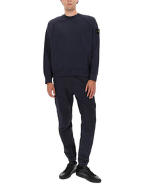 Stone Island Men's Cargo Paracadute Trousers Blue, view 2