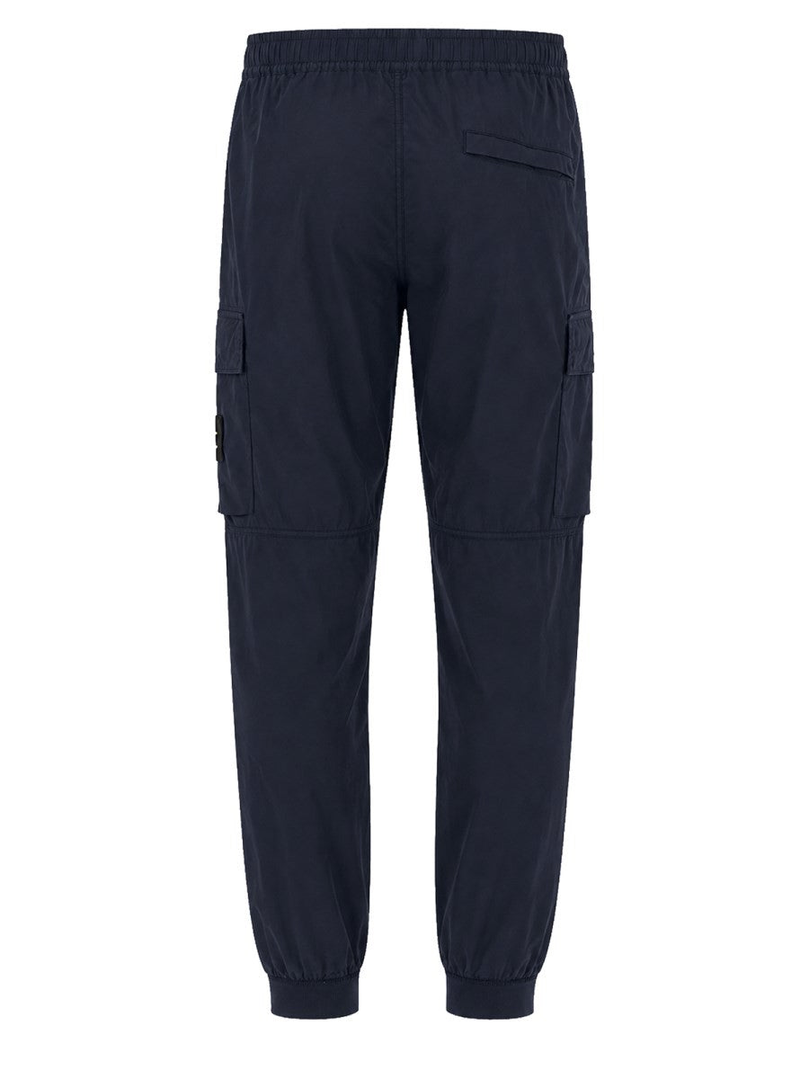 Stone Island Men's Cargo Paracadute Trousers Blue, view 3