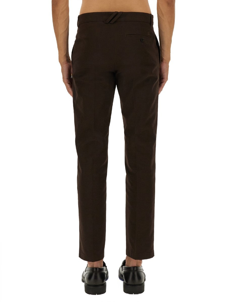 Burberry Men's Cotton Chino Pants Brown