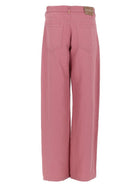 S MAX MARA Women's Cotton Linen Cinque Pockets Trousers Blue, view 2