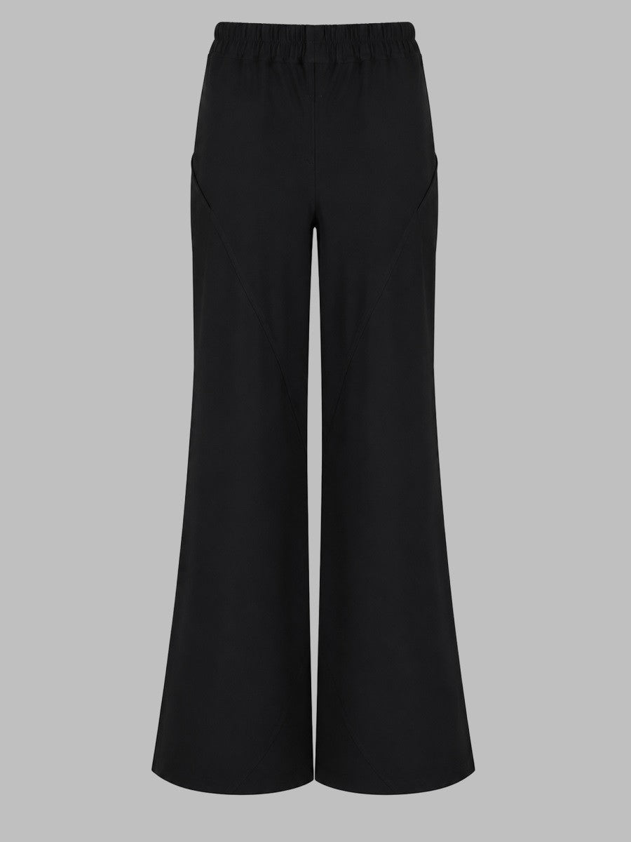 Rick Owens Women's Pantalone Con Coulisse Black